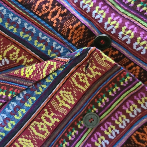 Maude African Print Cropped Mini Blazer - Picture 3 of 3